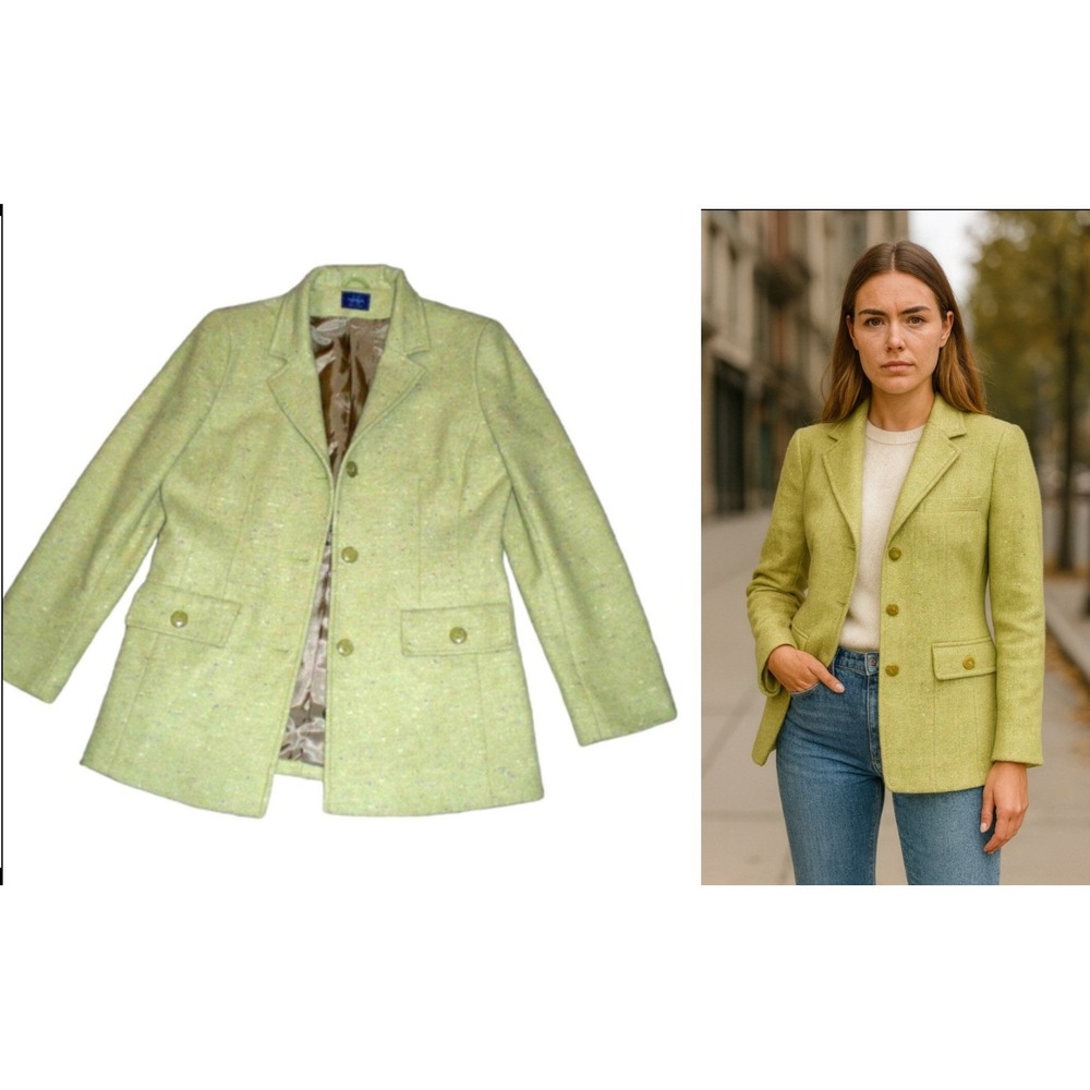 WEINBERG Weekend STYLISH BLAZER JACKET WOOL ANGORA SZ 40 US 8-10‎